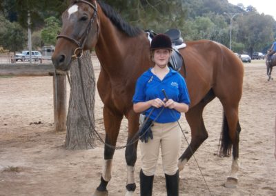Emily with her horse